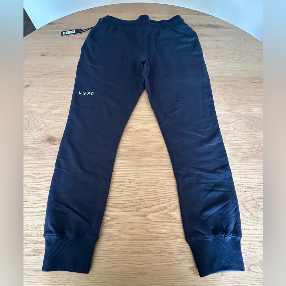 NWT LSKD Rival FLX Fleece Joggers Men’s Medium Navy Track Pants Athleisure - Picture 8 of 8